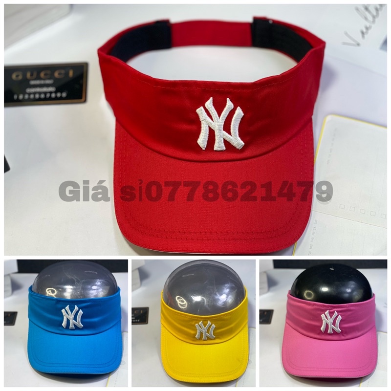 mũ lưỡi trai tenin - Nón kết không nóc thêu ny thể thao thời trang