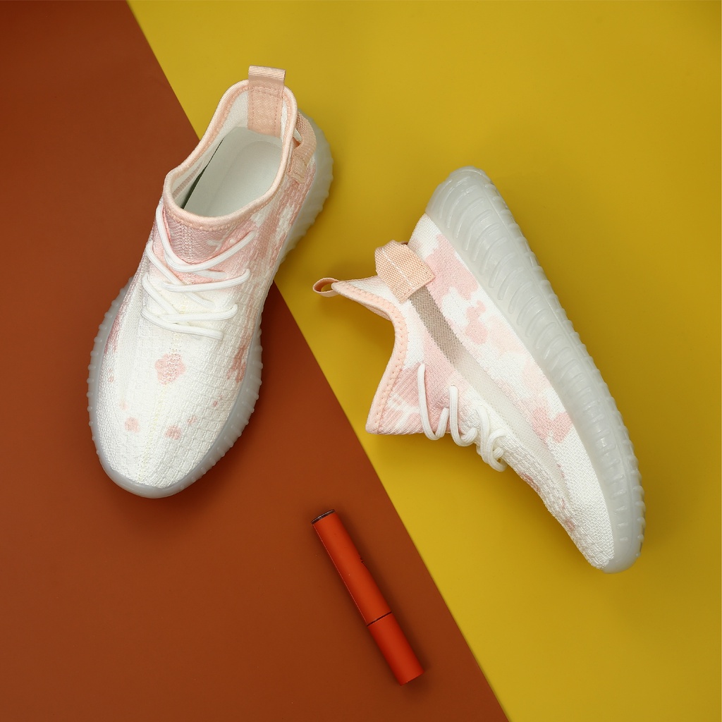 Giày Thể Thao Nữ Đế Cao Sneaker Vải Co Dãn Đế Êm Thích Hợp Đi Làm, Đi Chơi, đI Học BLUEWIND 68820