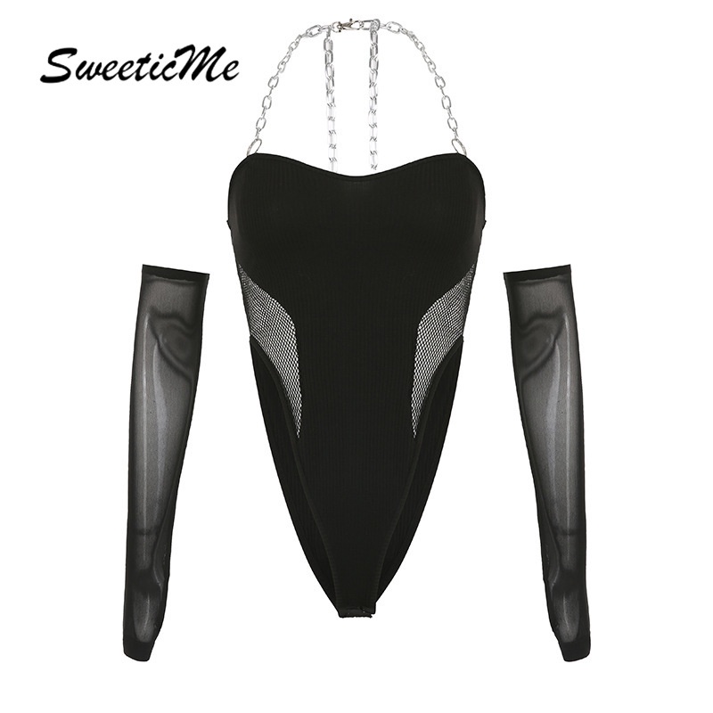 Bodysuit Hở Lưng Dây Xích   SweeticMe