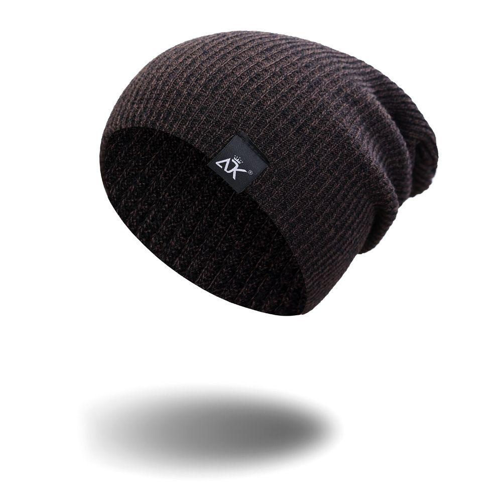 Mũ Beanie Dệt Kim Thời Trang Mới Cho Nam Nữ