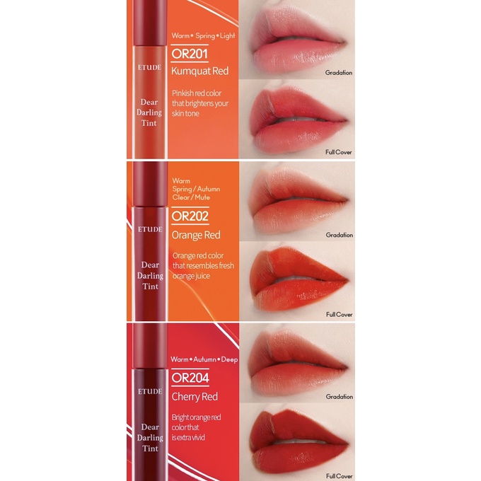 Son tint Etude Dear Darling Water Gel Tint
