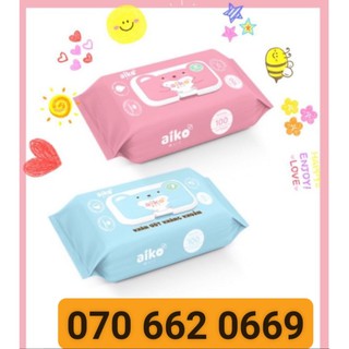 Khăn giấy ướt cho bé AIKO 100 tờ