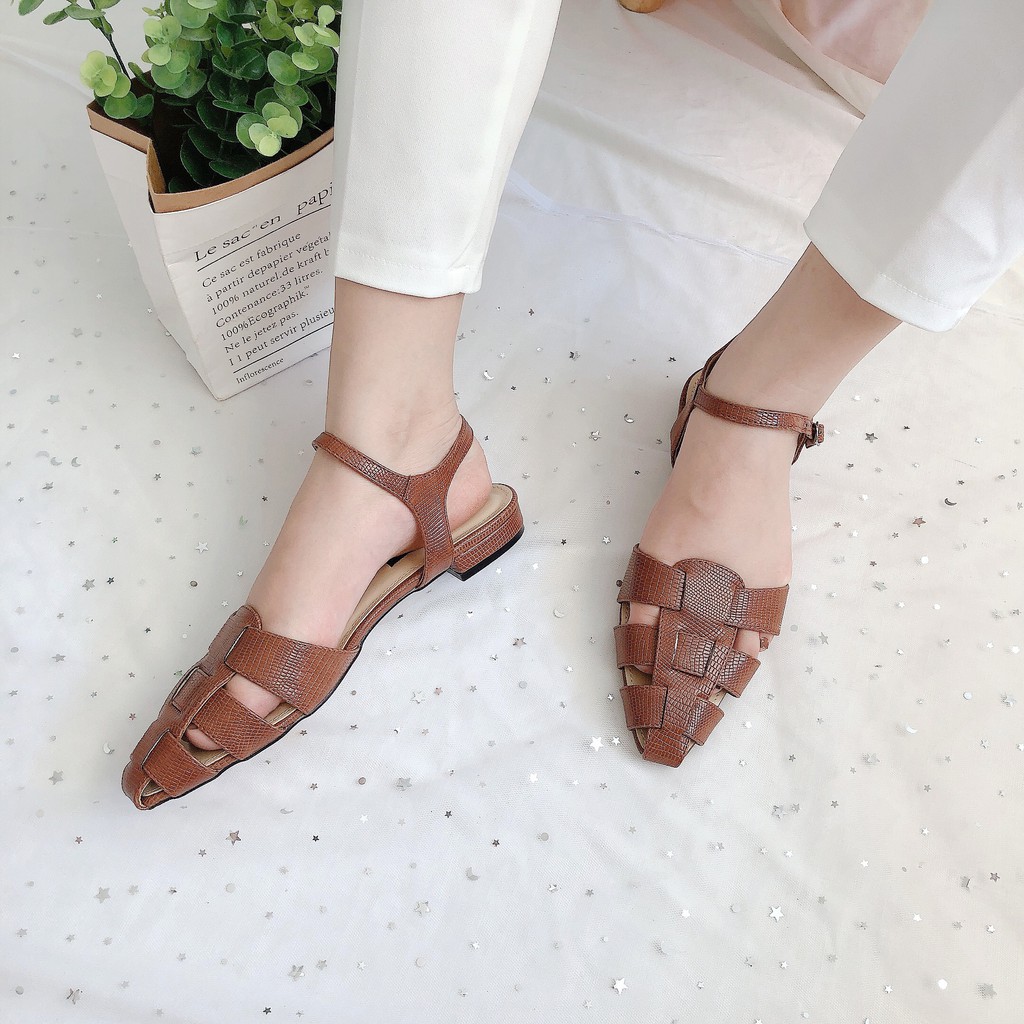 GIÀY SANDAL NỮ RỌ CHIẾN BINH CÁ SẤU 2P VNXK