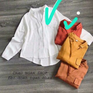 Áo sơ mi đuôi tôm fom chuẩn siêu sang