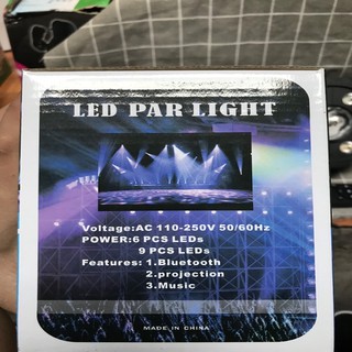 Đèn sân khấu cảm biến Led Par Light cao cấp