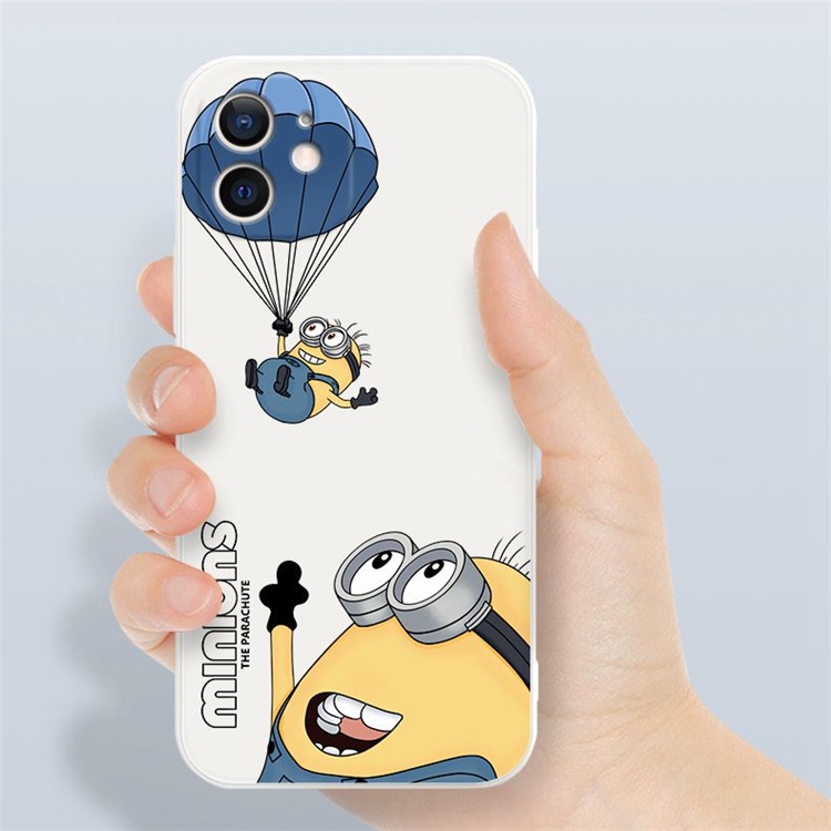 Ốp Điện Thoại TPU Dẻo Họa Tiết Hoạt Hình Minion Dễ Thương Cho iPhone 14 Pro Max 14 / Plus