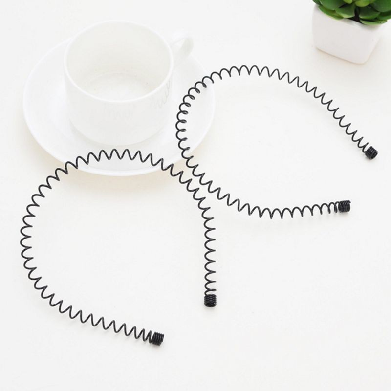 Dây cột tóc kim loại đen