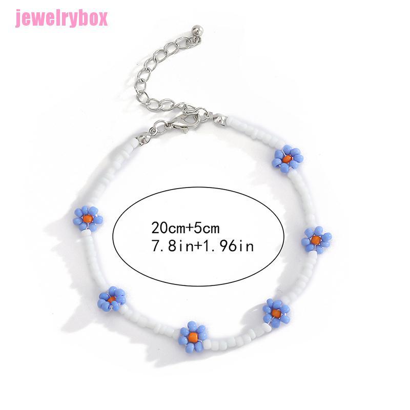 [JX]  Boho Handmade Beaded Beach Anklet Women Beach Adjustable Anklet Bracelet Gifts | BigBuy360 - bigbuy360.vn