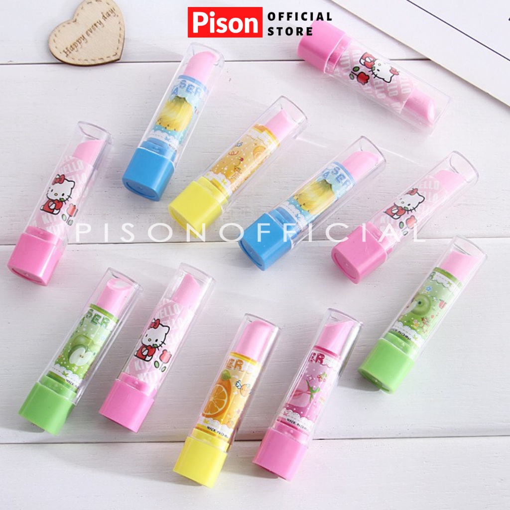 Gôm tẩy hình Son môi Pison dễ thương - SP0198 - 1 cái