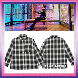 Áo sơ mi kẻ Jimin BTS Pop Up Store