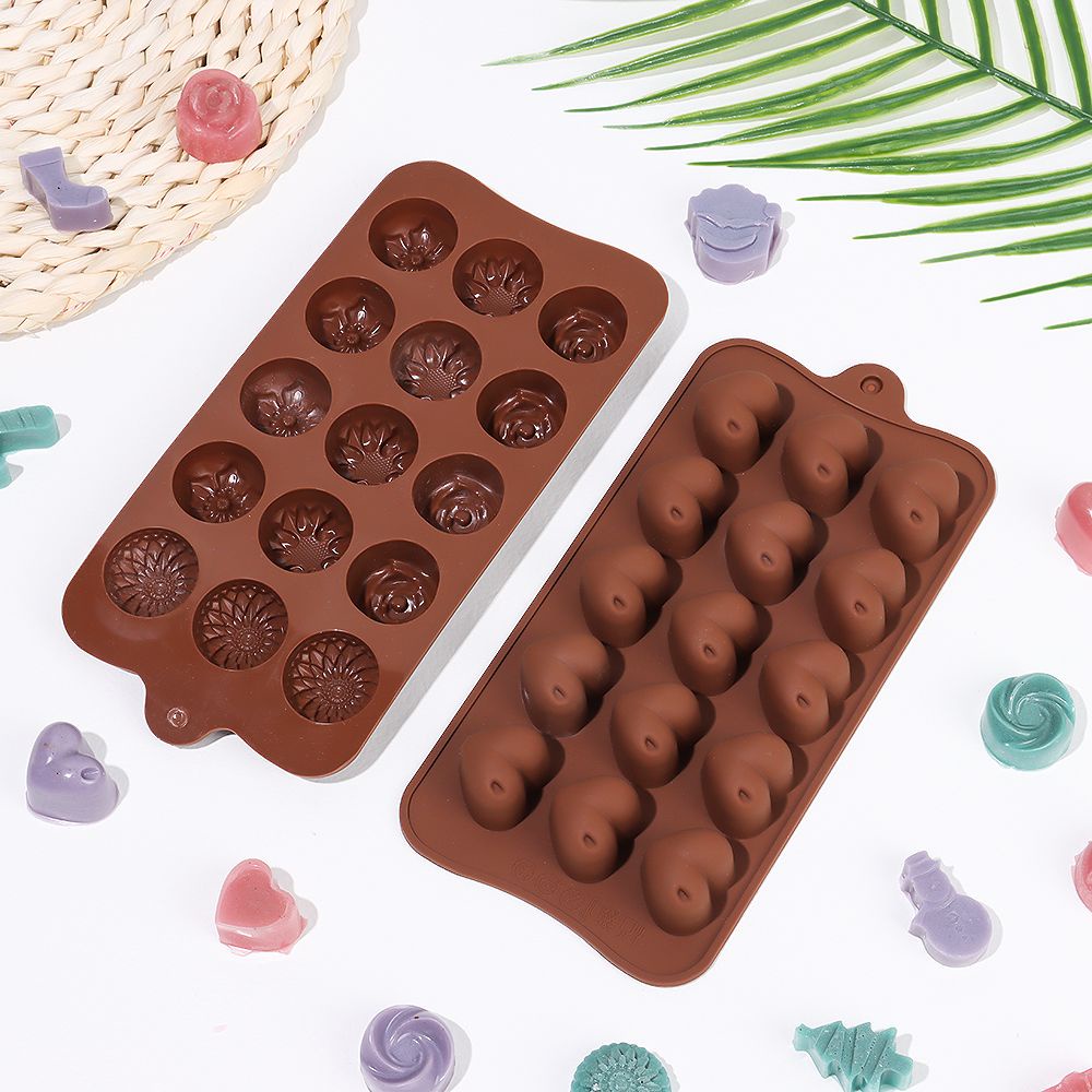 Khuôn Silicone Làm Bánh Kẹo DIY Hình Chữ Cái Trang Trí Cho Nhà Bếp