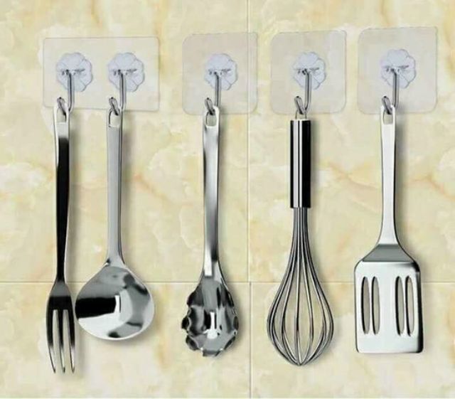 [Giá sỉ] Combo 100 móc dán chịu lực