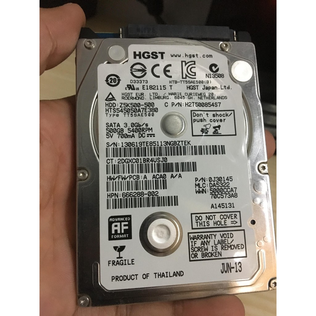 Ổ cứng HDD Seagate laptop 500GB đã qua sử dụng( bảo hành 1 tháng đổi mới)