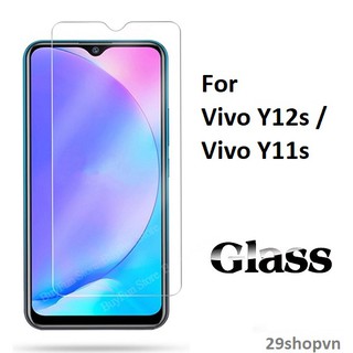 Kính cường lực Vivo Y12s / Vivo Y11s (Chuẩn 9H Trong Suốt, Không Full)
