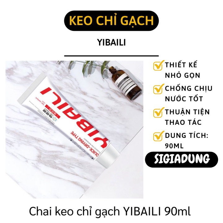 [SGD] Sơn Vẽ Chỉ Gạch - Chai Kẻ Viền Nền Nhà YIBAILI 90ml Làm Sạch Mọi Vết Bẩn Ở Chỉ Gạch 9088