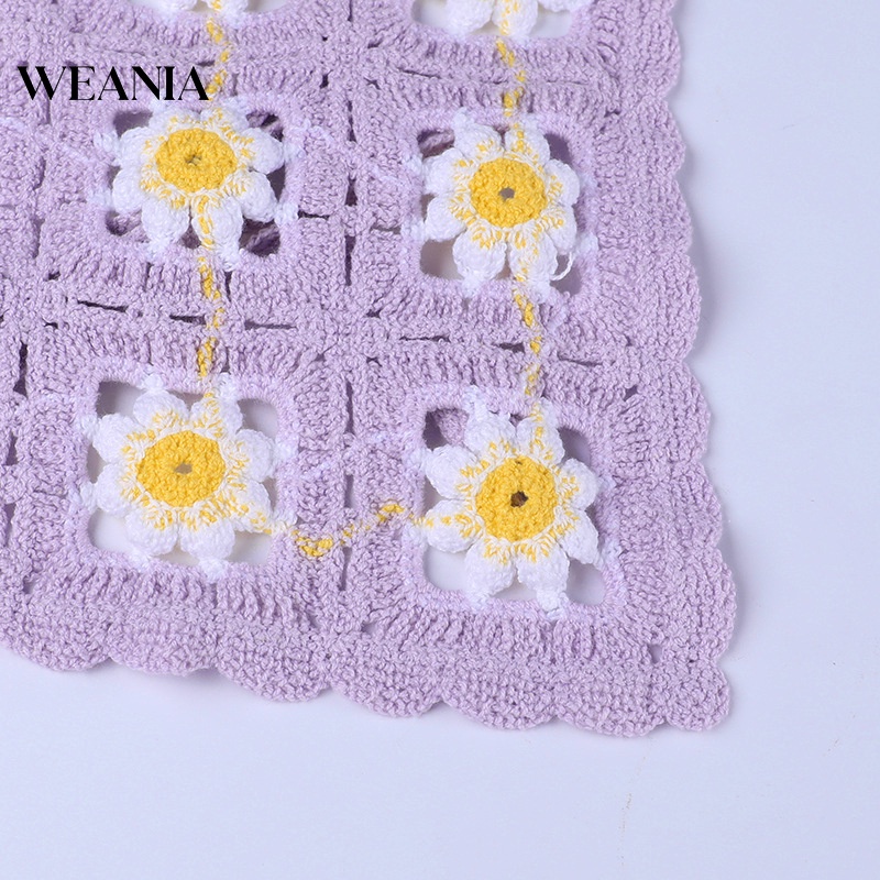 Áo Tank Top Dệt Kim Hoạ Tiết Hoa Thêu Thời Trang Mùa Hè Cho Phái Nữ