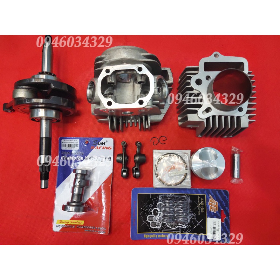 full bộ đầu lòng 52 đi cò lăn và dên đen lớn má 98 wave draem cup 67