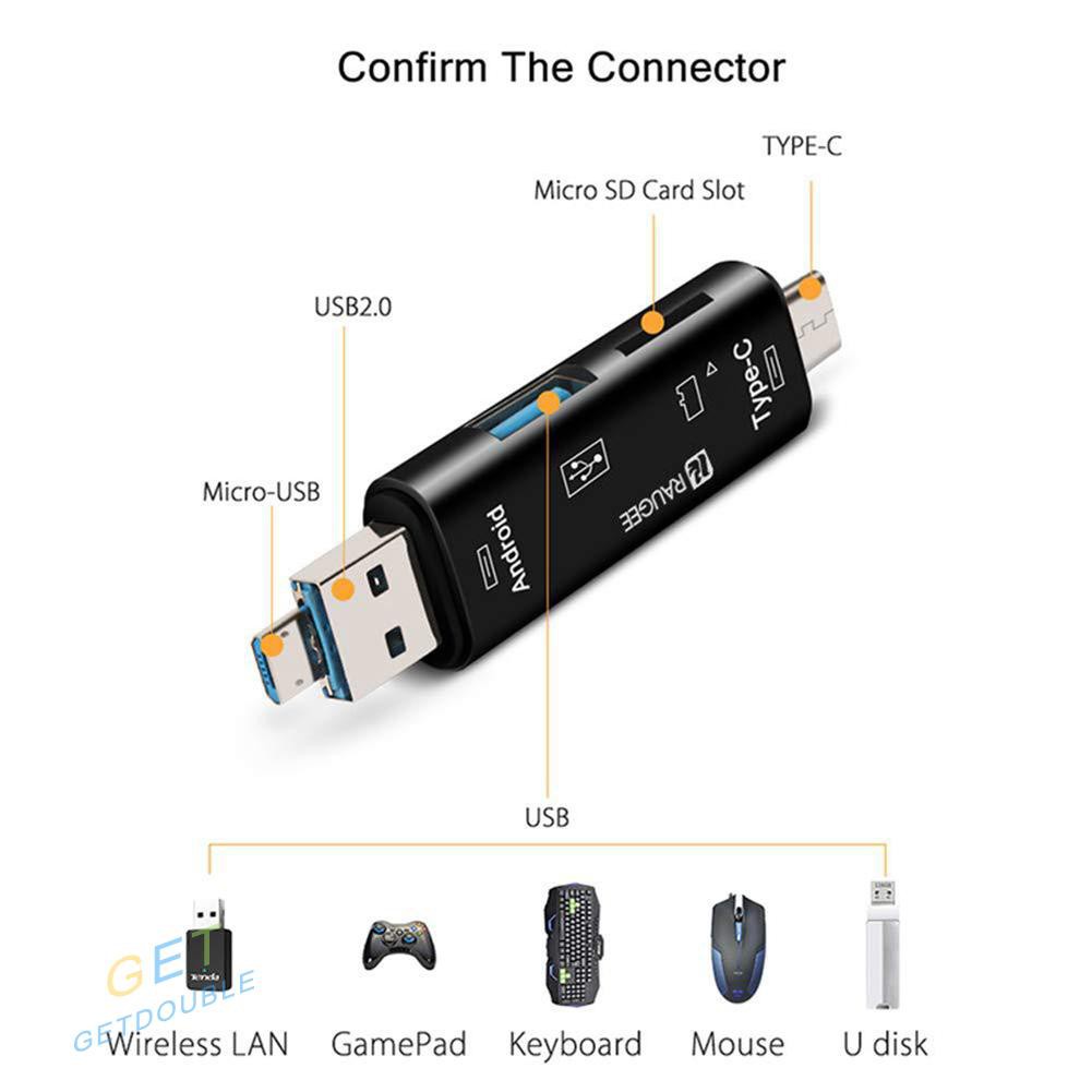Đầu Đọc Thẻ Nhớ Tf Đa Năng 5 Trong 1 | BigBuy360 - bigbuy360.vn