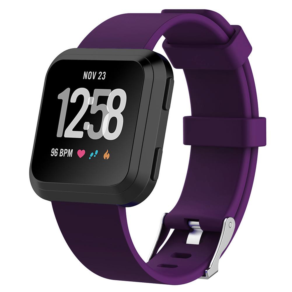 [Chất lượng cao] Dây đeo đồng hồ thông minh thể thao bằng silicon mềm thay thế cho Fitbit Versa