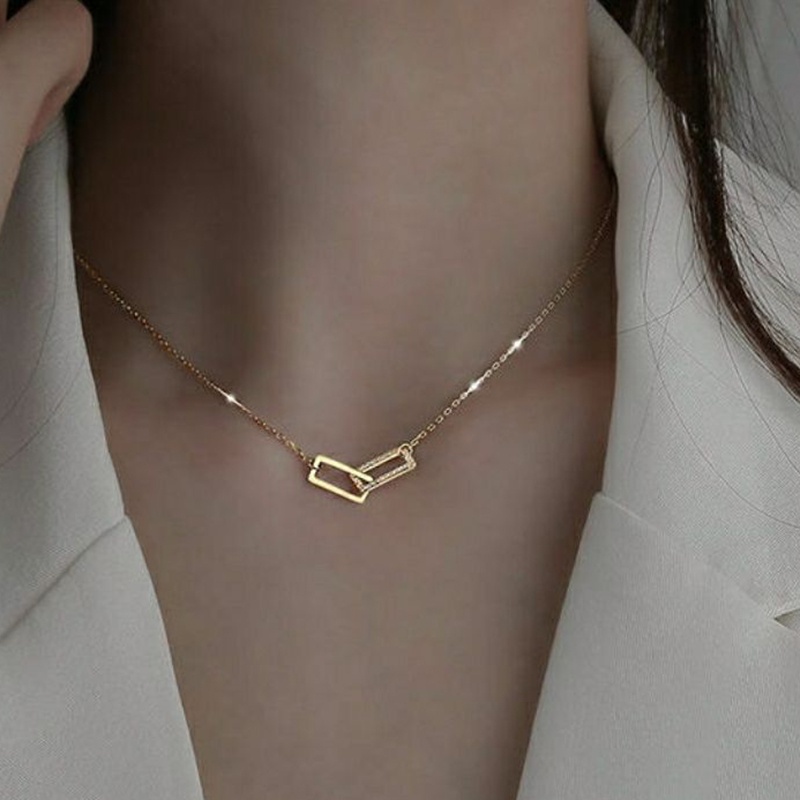 Vòng Cổ Choker 17'' Thời Trang Cho Nữ cổ mặt vuông đơn giản thời trang cho nữ