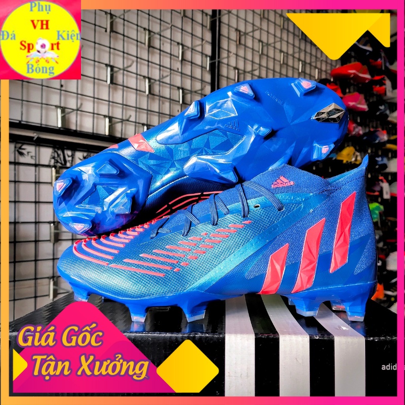 Giày đá bóng sân cỏ tự nhiên Adidas Predator Edge.1 Xanh FG