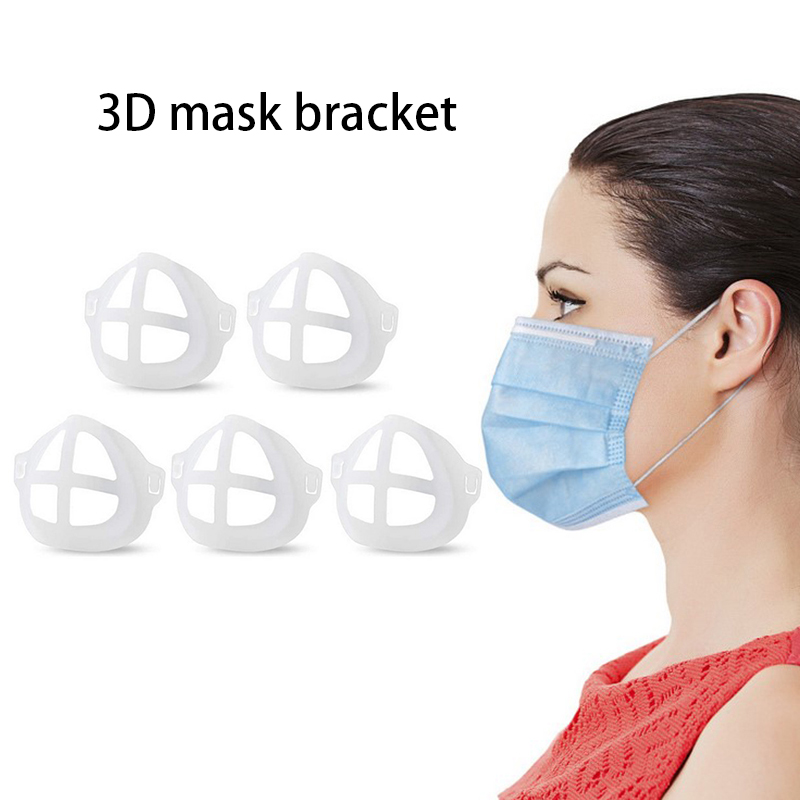 (Hàng Mới Về) Giá Đỡ Khẩu Trang 3d Bằng Silicon Thoáng Khí Tiện Dụng