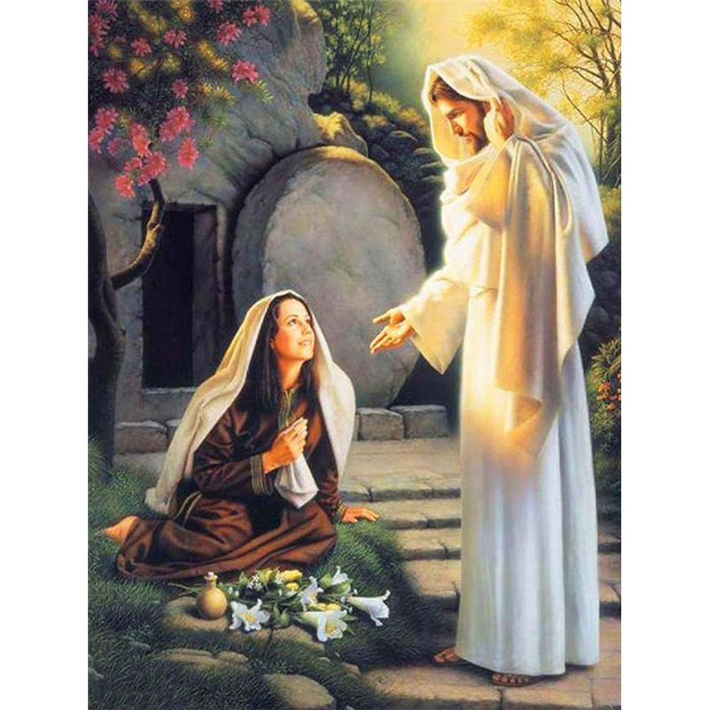Tranh Sơn Dầu Trang Trí Hình Chúa Jesus (Tự Sơn)