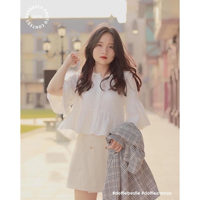 Áo sơmi babydoll Dottie
