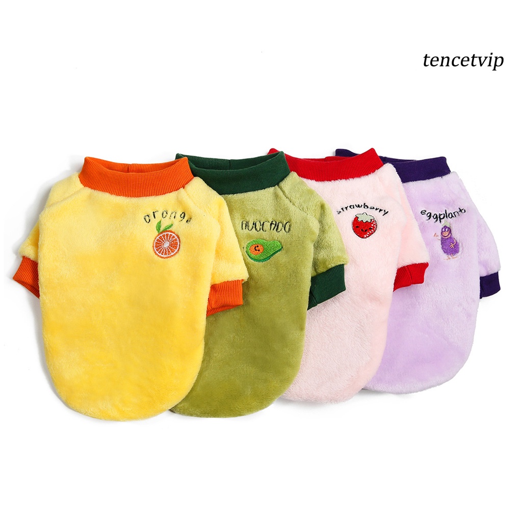 Áo Sweater Họa Tiết Trái Cây Hoạt Hình Hai Chân Cho Thú Cưng