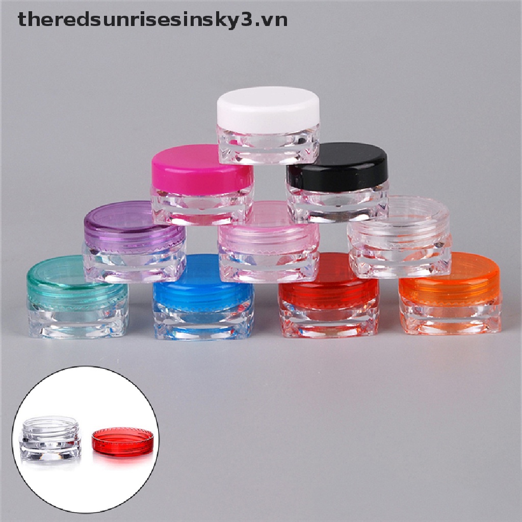 Lọ Rỗng Đựng Phấn Mắt 3g / 5g Nhiều Màu Sắc