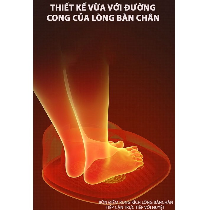 Túi sưởi ấm chân kiêm mát xa chân 5 cấp độ Jisulife NJ01 - Túi ủ chân đa năng 2 trong 1 massage lòng bàn chân