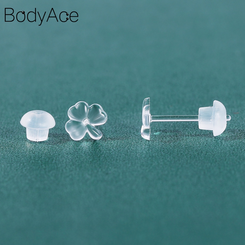 Đế Giữ Khuyên Tai Bằng Nhựa Silicon Mềm Vô Hình DIY