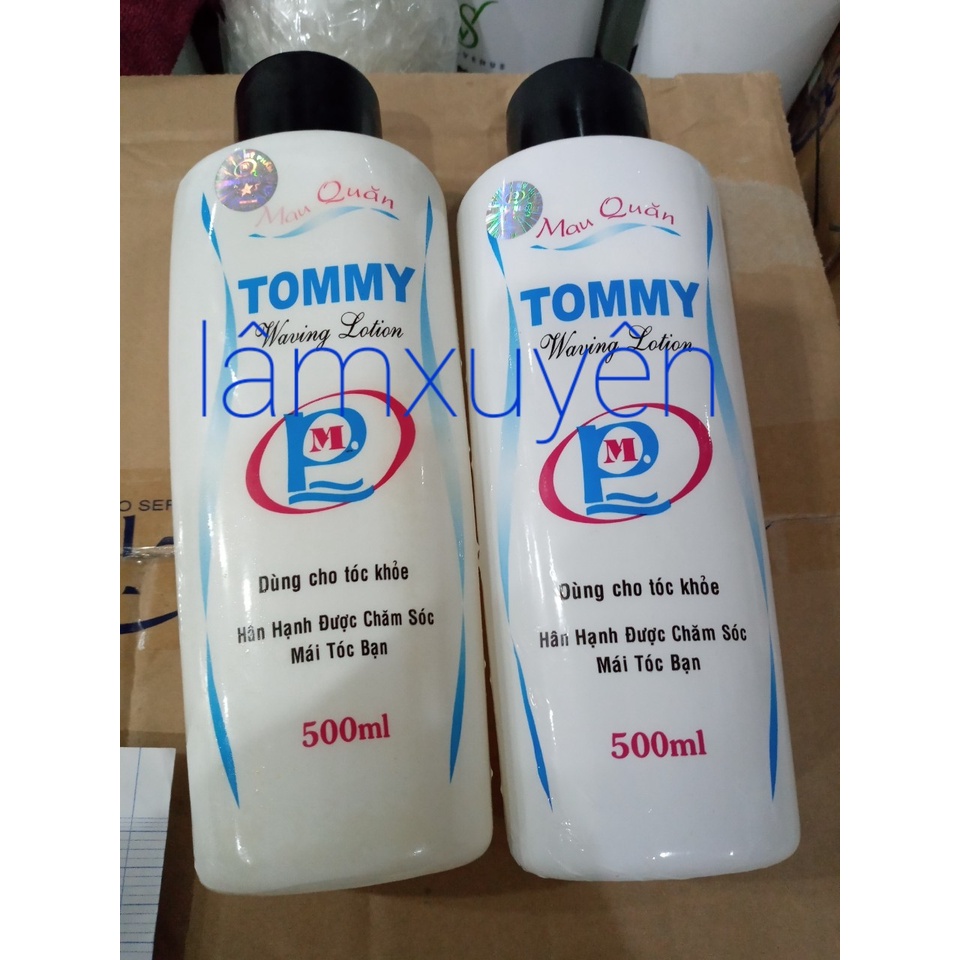 Thuốc uốn mau quăn Tommy 500ml  💗 FREESHIP 💗kem thuốc bổ trợ dưỡng chất cho tóc uốn mau xoăn lọn bền căng khỏe [tận gốc]