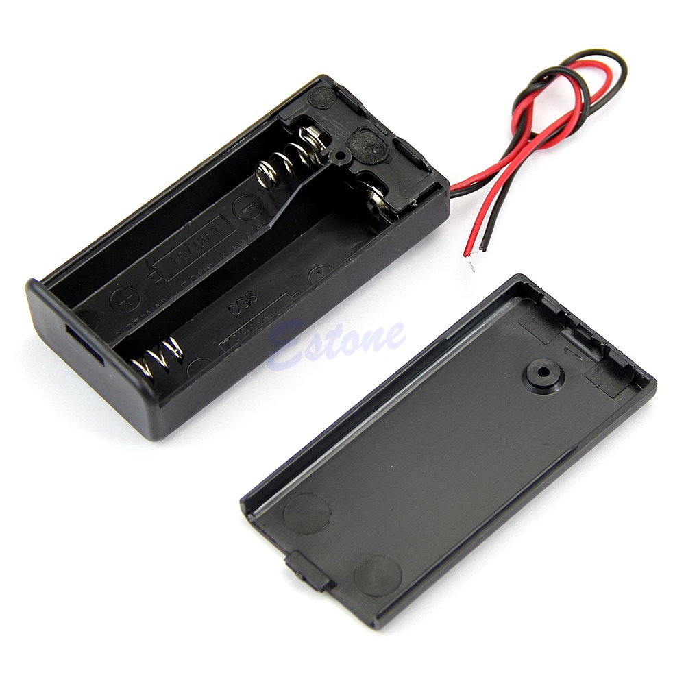 Hộp đựng 2 pin AA