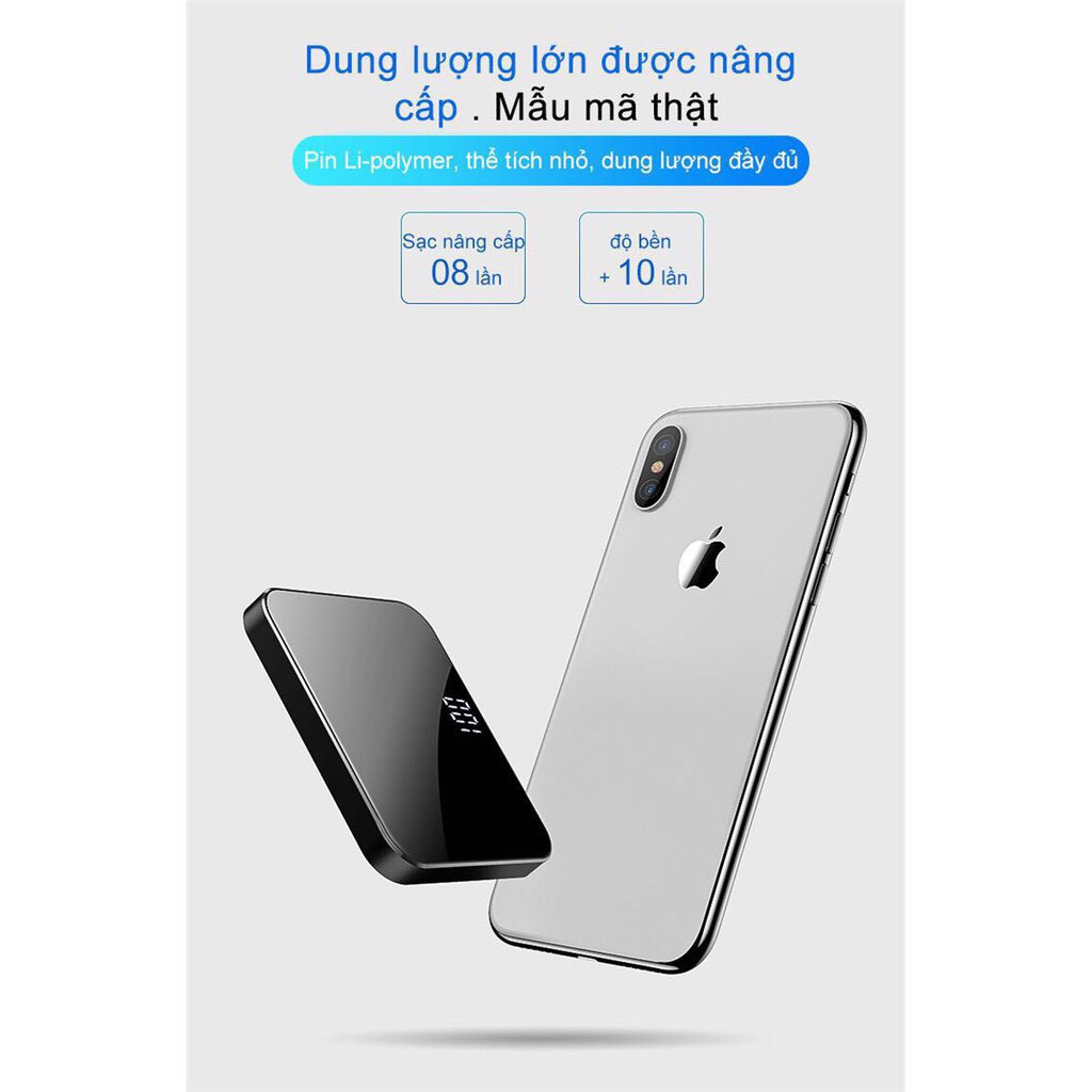 Sạc dự phòng mini dung lượng lớn 20000 mah