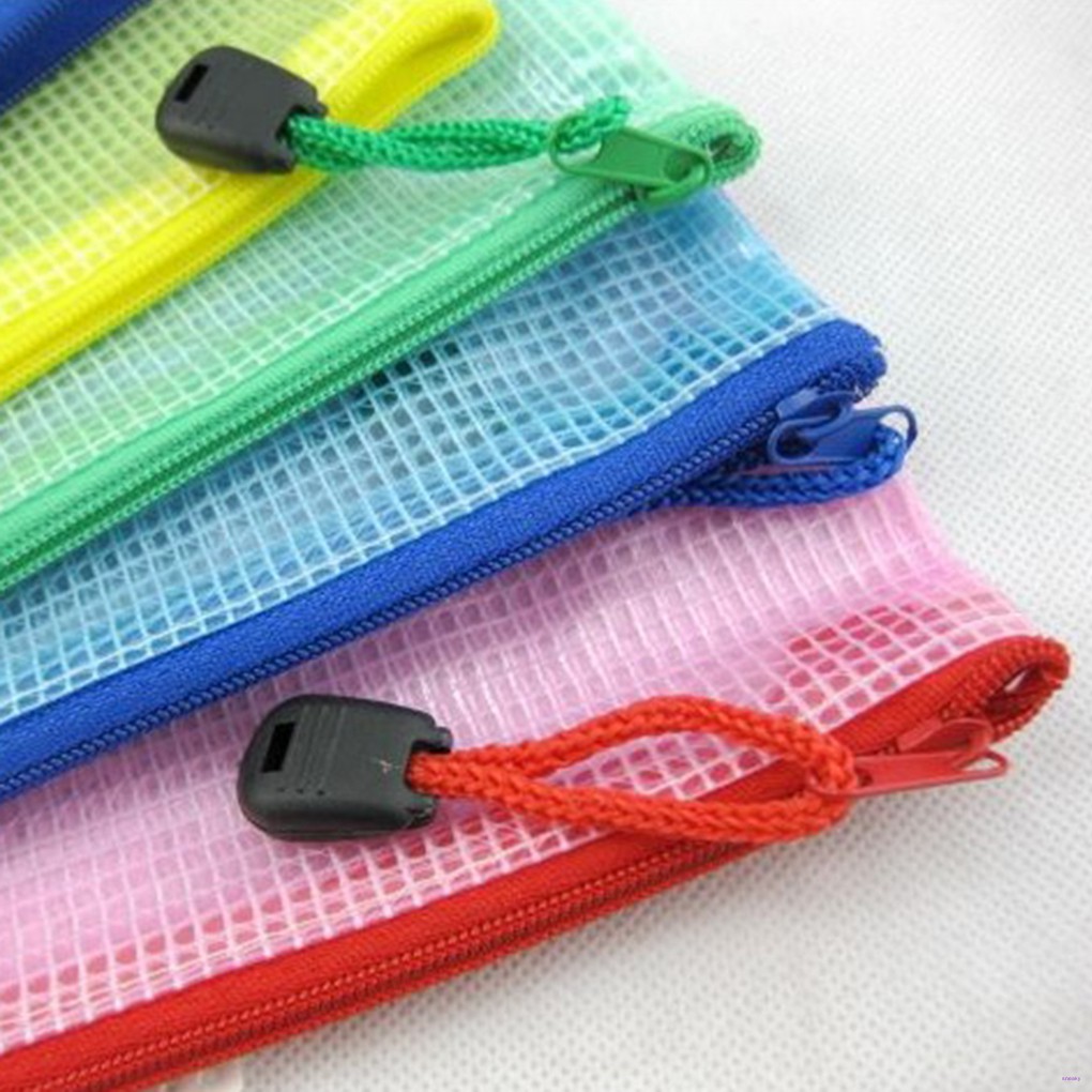 Túi Khóa Kéo Trong Suốt Đựng Văn Phòng Phẩm A3 / A4 / A5 / A6 / B4 / B5 / B6