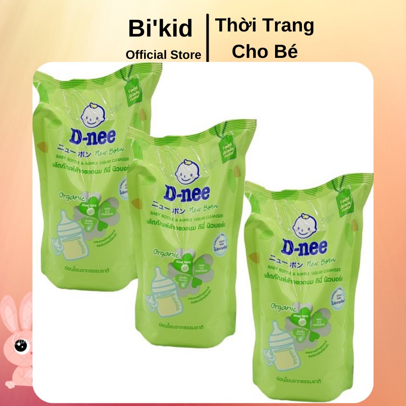 Nước rửa bình Dnee dạng túi 600ml chính hãng của Thái Lan