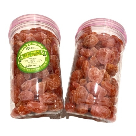 Xí Muội Đào Hồng Ô Mai Đào Hồng Chua Ngọt -  Hộp 250g/500g