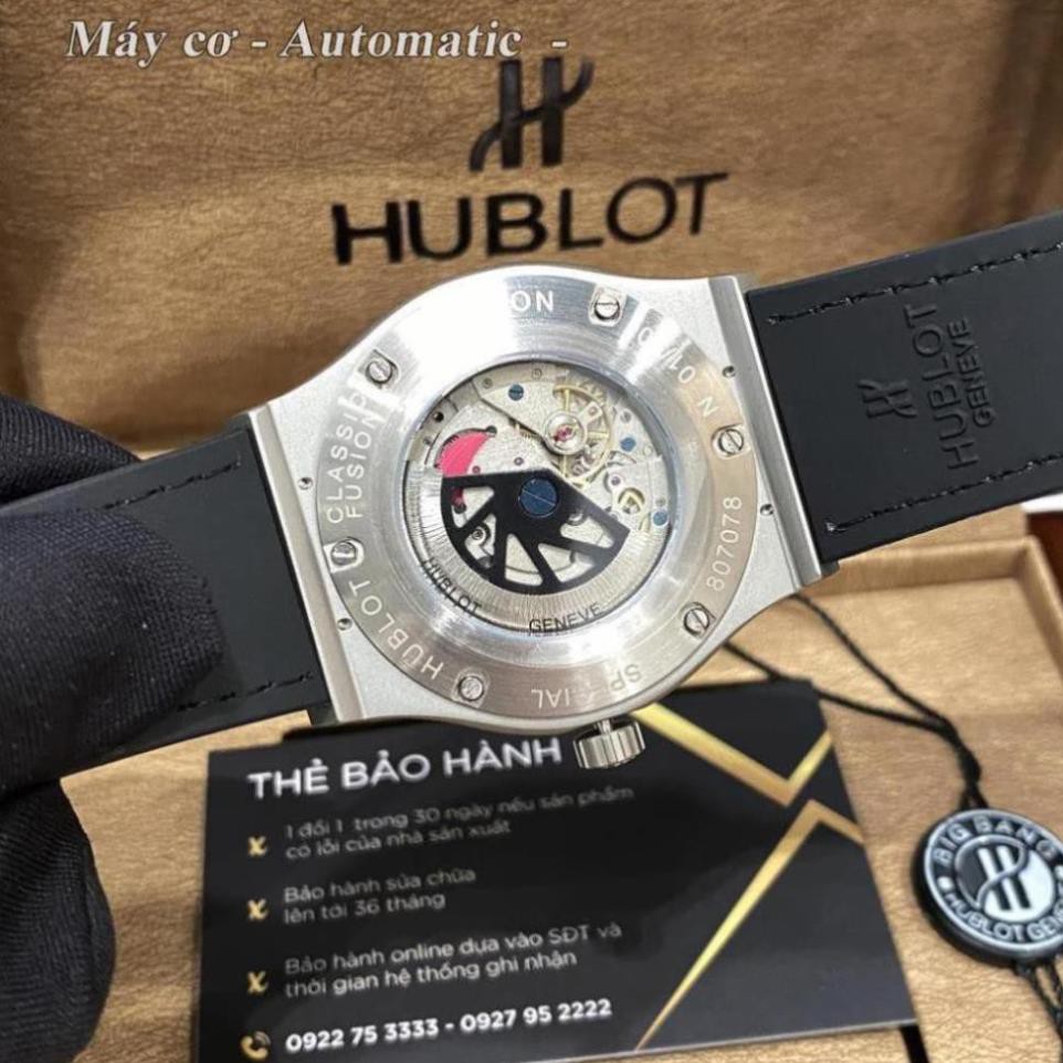 [Máy cơ] Đồng hồ nam Hublot máy cơ cao cấp chống nước, Mặt kính sapphire chống xước