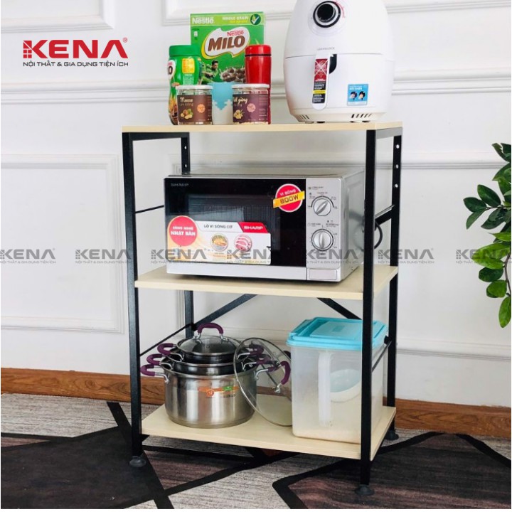 [HOT] Kệ để lò vi sóng nồi cơm điện đa năng 2 tầng KN 173 hãng KENA | BigBuy360 - bigbuy360.vn