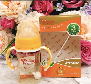 Bình sữa Toom ppsu nội địa Nhật (có tay cầm)
