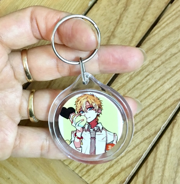 Móc khoá mica jibaku shounen hanako-kun in 2 mặt ảnh khác nhau