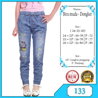 Quần Jeans Thời Trang Dạo Phố Năng Động Dành Cho Bé Gái 6-11 Tuổi
