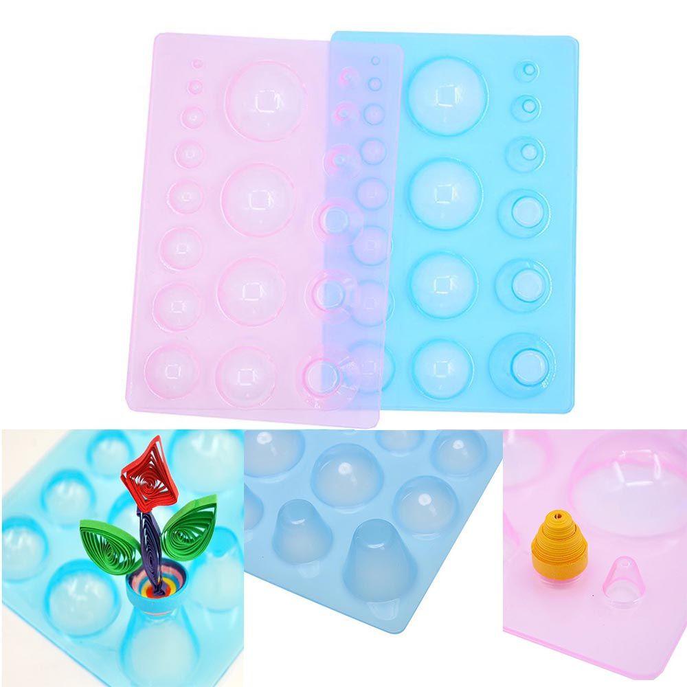 Khuôn Nhựa Làm Chậu Hoa Giấy Quilling Nghệ Thuật