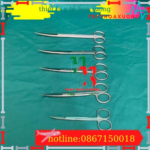 [Hàng Chính Hãng] Kéo Y Tế Cong Nhọn 2 Đầu 18cm - Pakistan