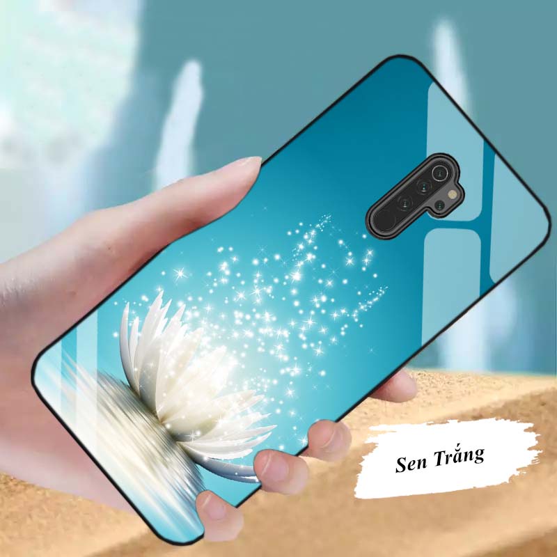 Ốp OPPO A5 , A9  Lưng Kính Cường Lực Cao Cấp Mới Nhất
