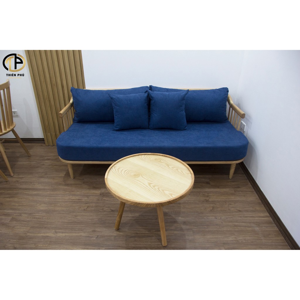 Sofa Gỗ Sồi Fly (Fly Chair)  + bàn trà - Sofa Chung Cư Đẹp