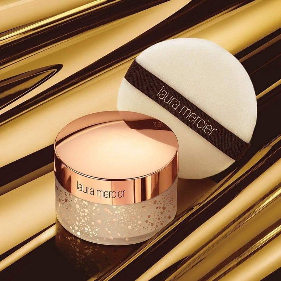Phấn Phủ BỘT Laura Mercier Translucent Loose Setting Powder - loại kèm bông phấn, loại rời