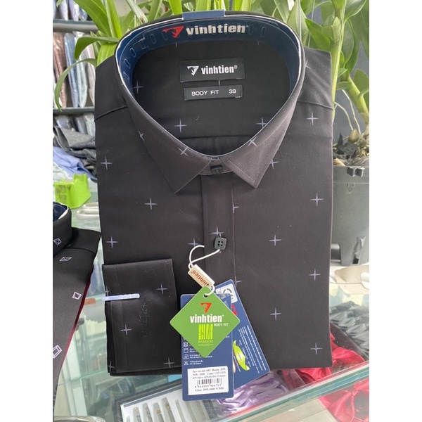 Sơ mi dài tay body fit vĩnh tiến 395 giảm còn 219k | BigBuy360 - bigbuy360.vn