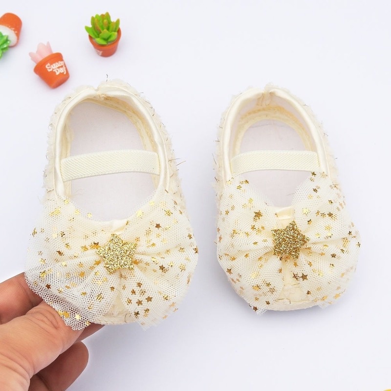 Giày sandal đế mềm thời trang mùa hè cho bé gái 0-3-6-9-12 tháng tuổi